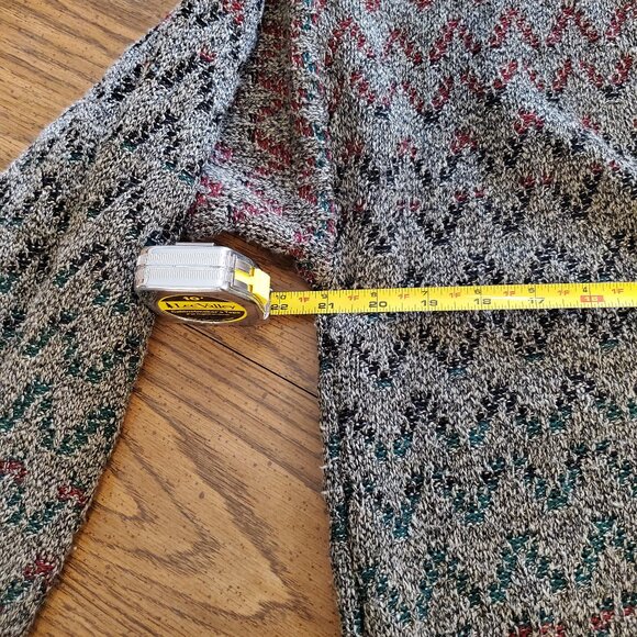 Vintage JT Beckett Wool Blend Knit Cardigan Sweater- Men's Size Large - Picture 6 of 7